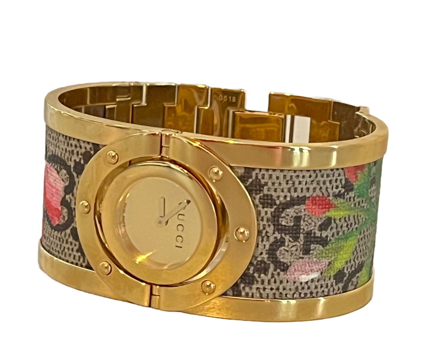 Gucci Blossom Twirl Bangle Bracelet Watch