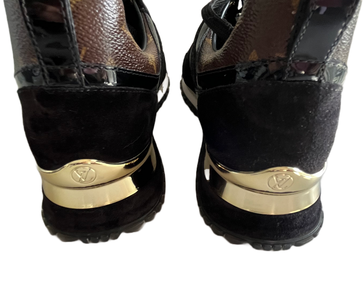 Louis Vuitton RunAway Sneakers Black and Monogram Canvas