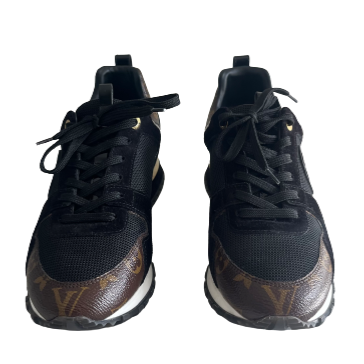 Louis Vuitton RunAway Sneakers Black and Monogram Canvas