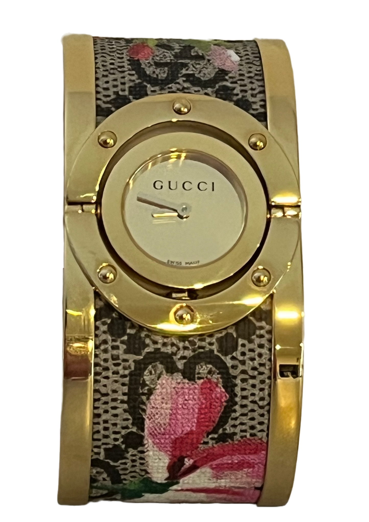 Gucci Blossom Twirl Bangle Bracelet Watch