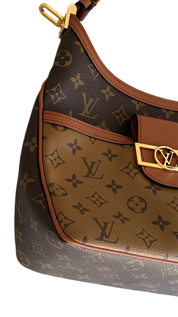 Louis Vuitton Reverse Monogram Dauphine MM Hobo