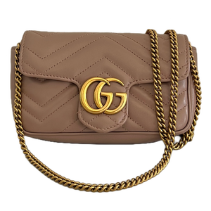 Gucci GG Marmont Metelasse, Super Mini Shoulder bag