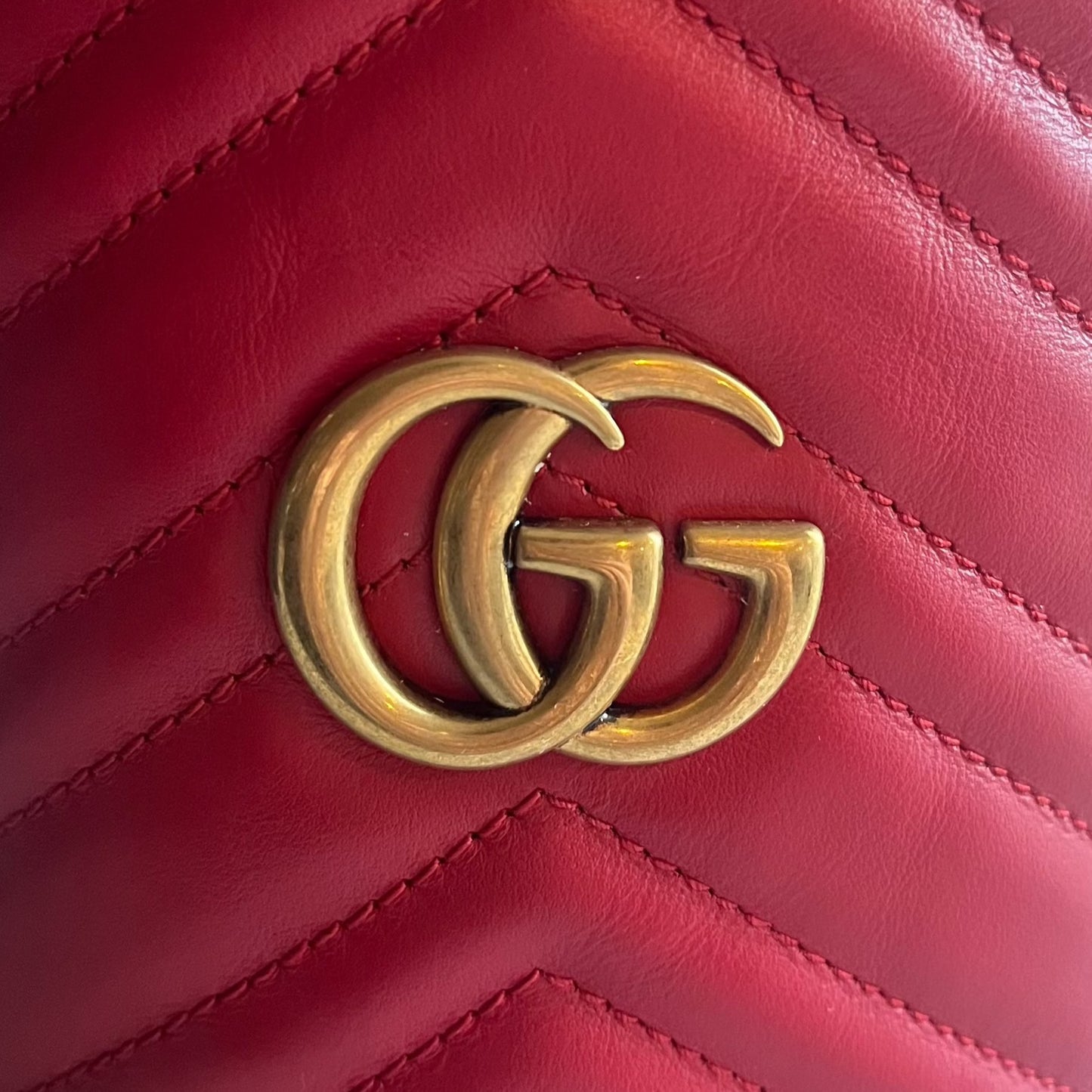 Gucci GG Marmont Metelasse, Mini Bucket bag