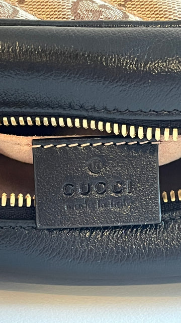 Gucci marmont discount with canvas strap