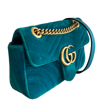 Gucci GG Marmont Mini Velvet Shoulder bag