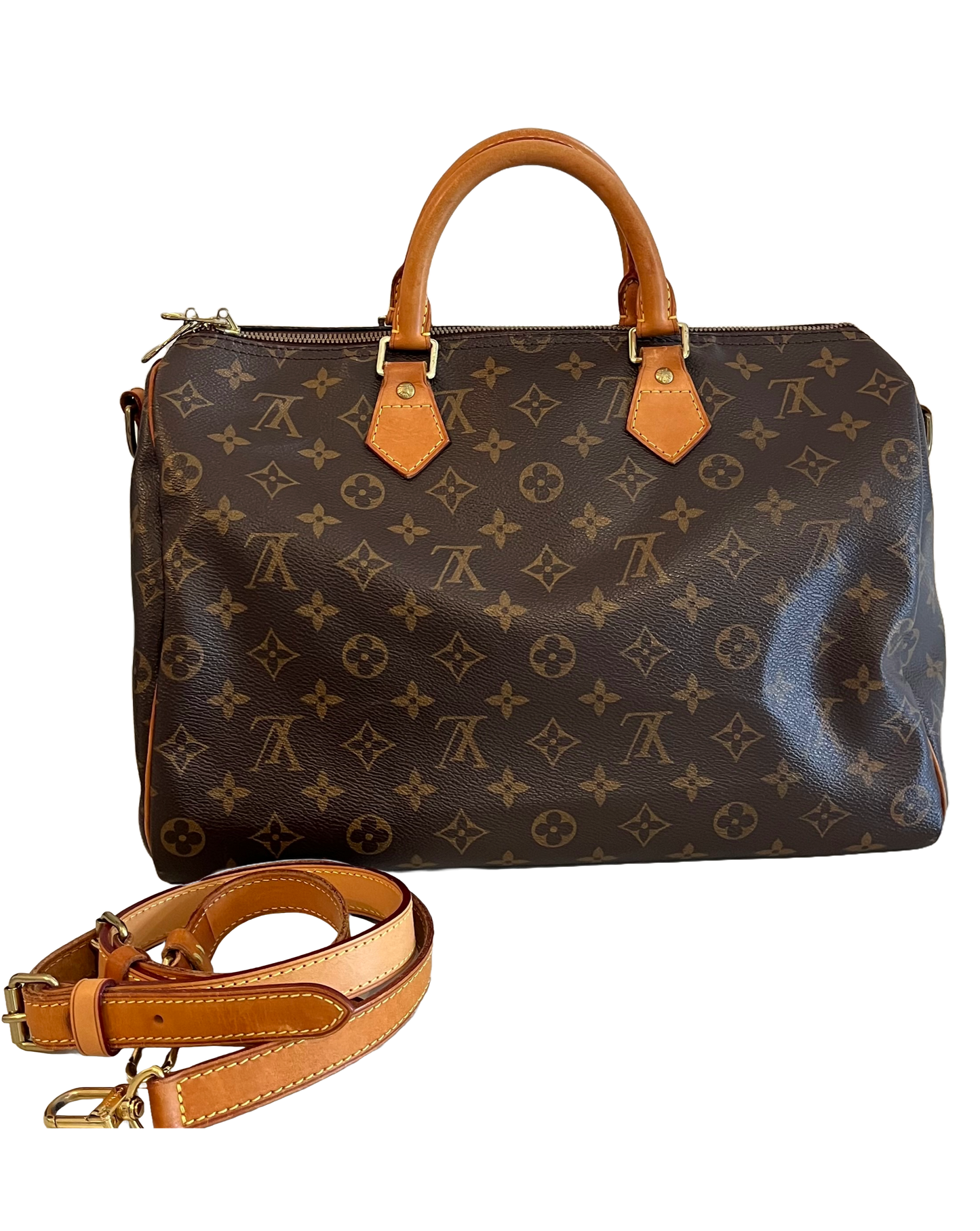 Louis Vuitton Speedy 35 Bandouliere, Monogram Canvas