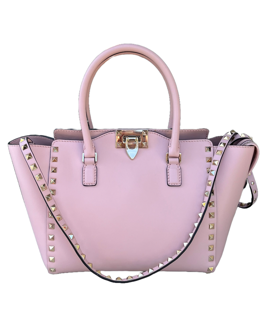 Valentino Rockstud Pagoda Tote Small