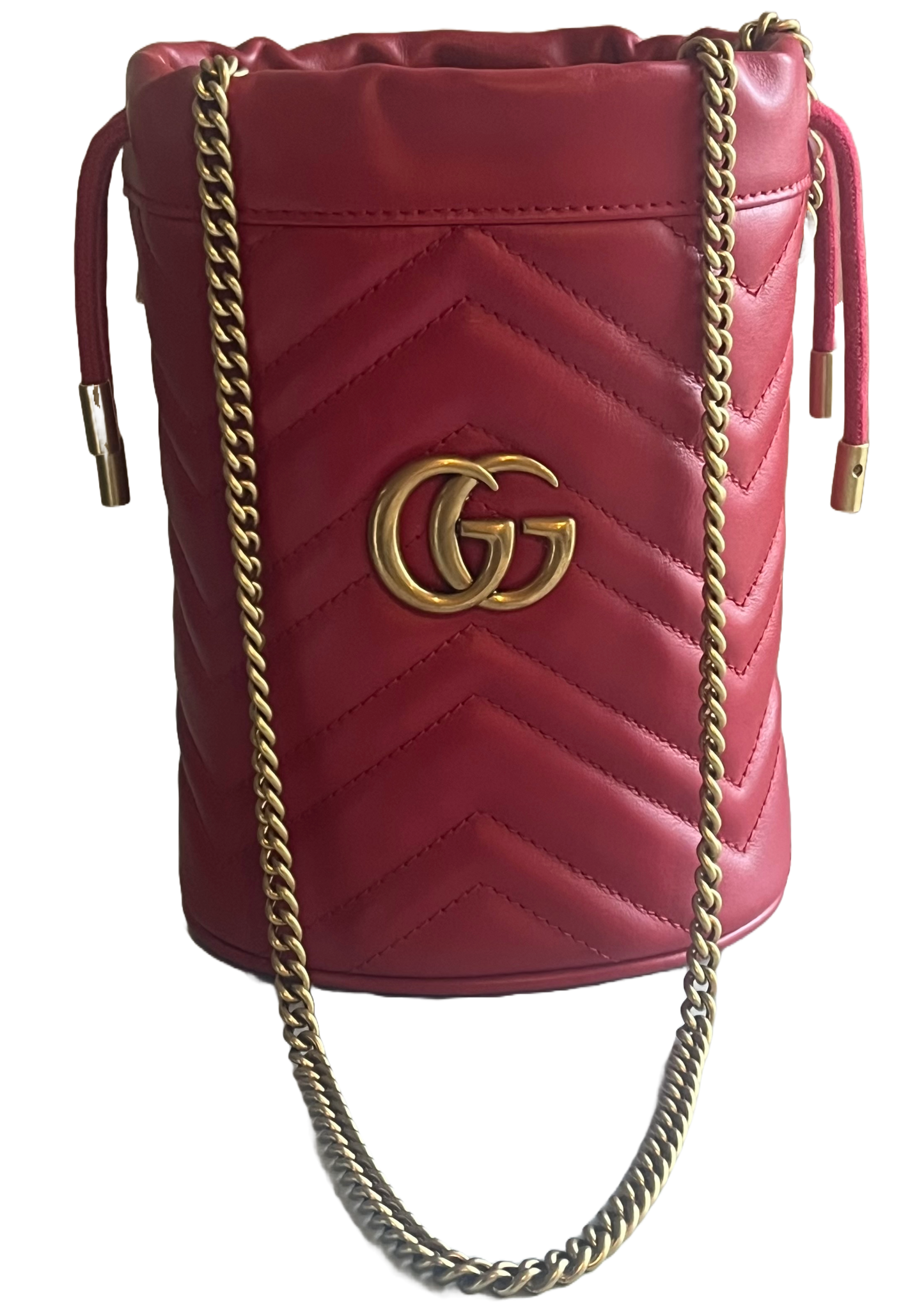 Gucci GG Marmont Metelasse, Mini Bucket bag