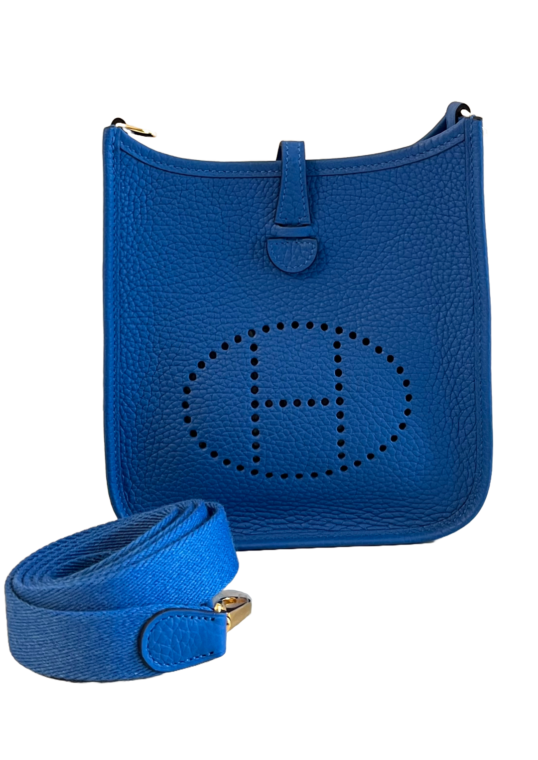 Hermes Evelyne TPM 16 Blue Frida