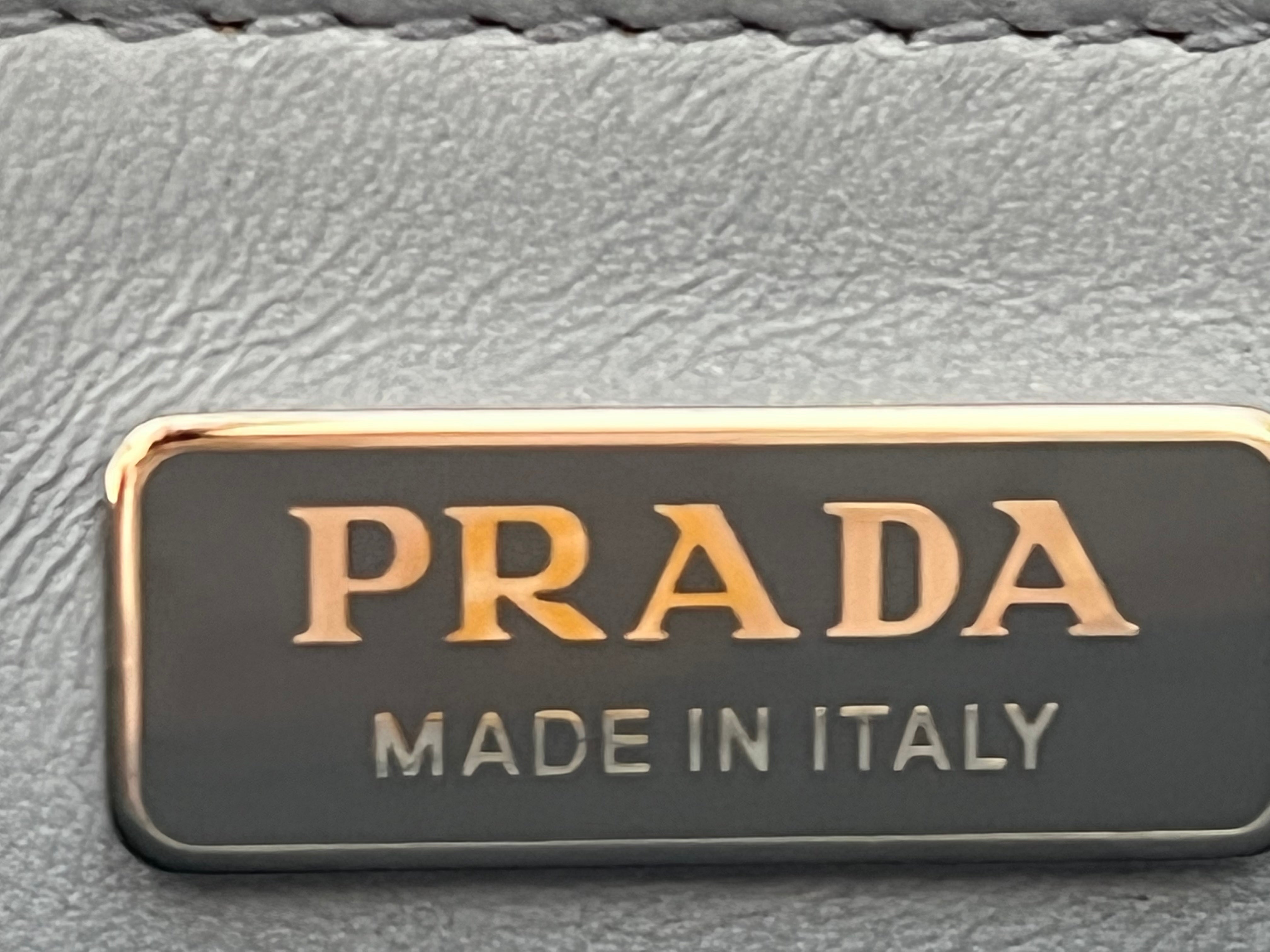 Prada made in online italy tag