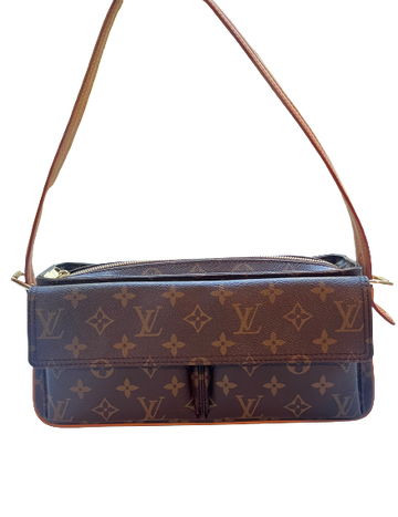Louis Vuitton Viva Cite GM Monogram Canvas Leather Shoulder Bag