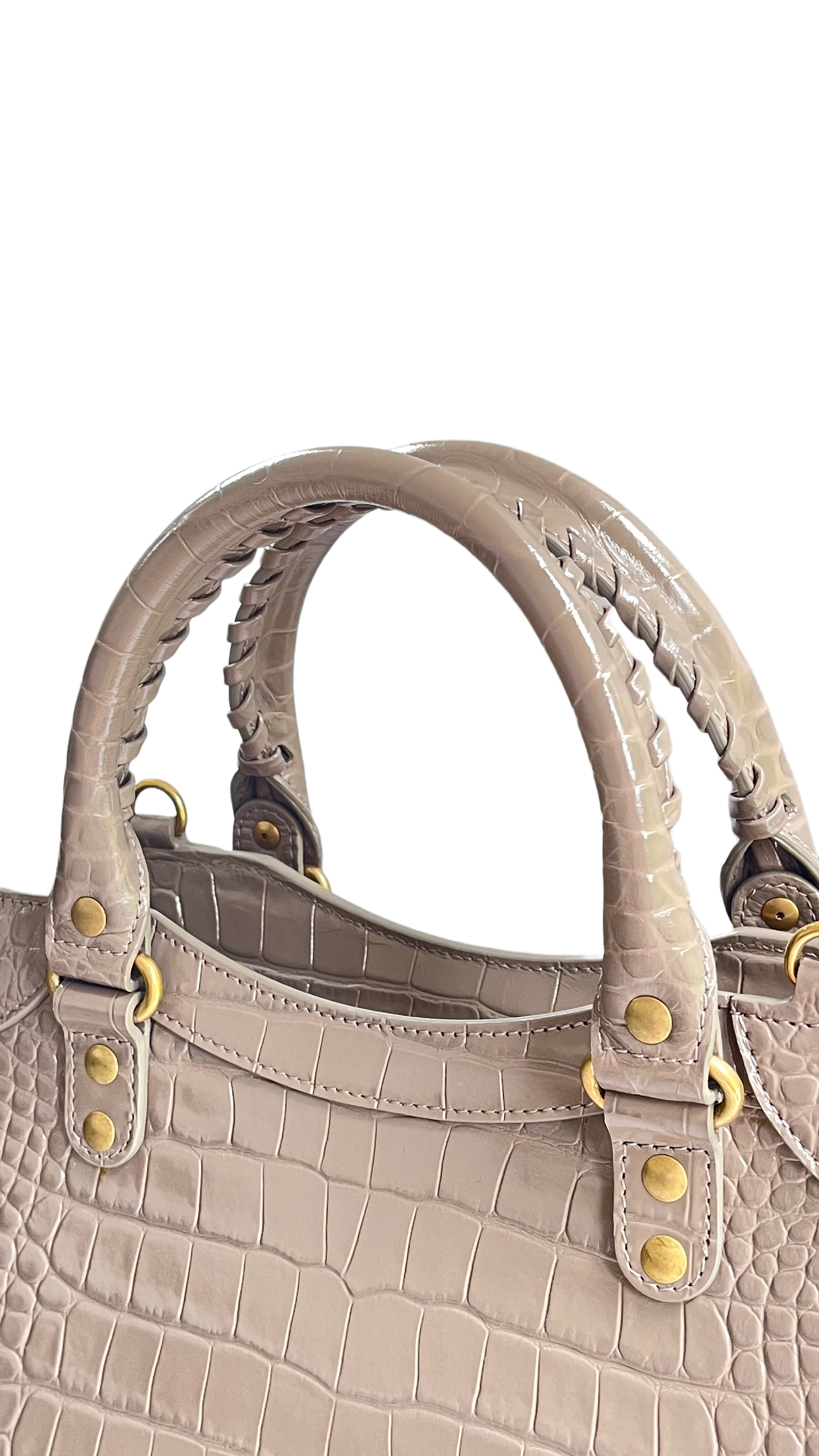 Túi Balenciaga Neo Cagole City XS Hand Bag With Rhinestone xanh denim best  quality  Ruby Luxury