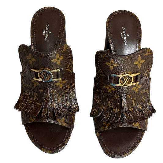 Louis Vuitton Indiana Mules, Monogram