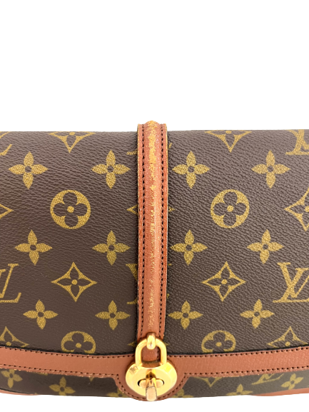 Saint cloud vintage leather crossbody bag Louis Vuitton Brown in Leather   25877477